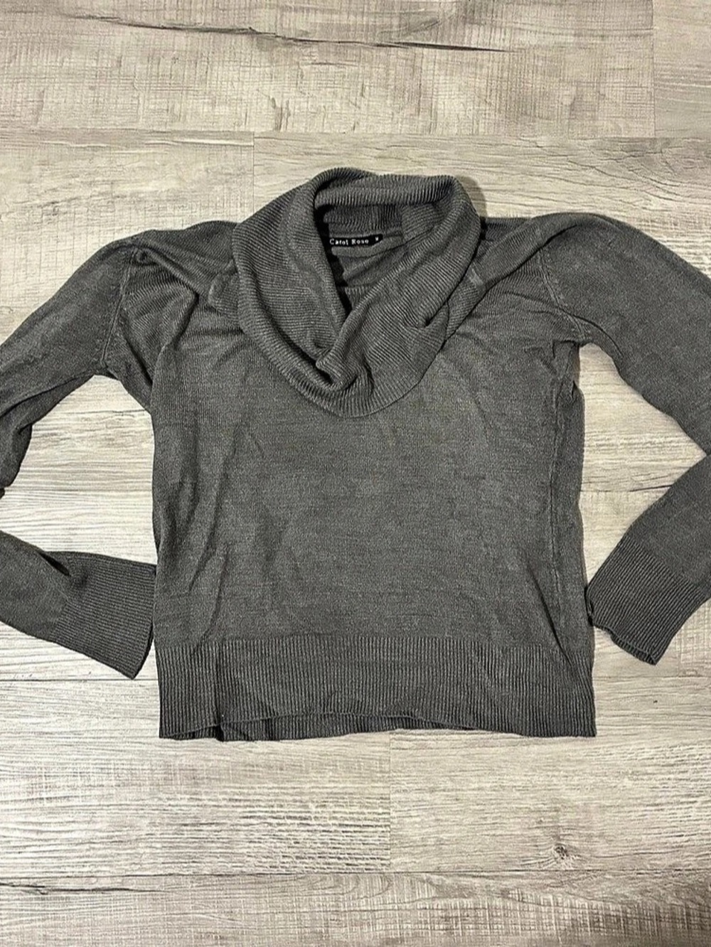 carol rose cowl neck sweater